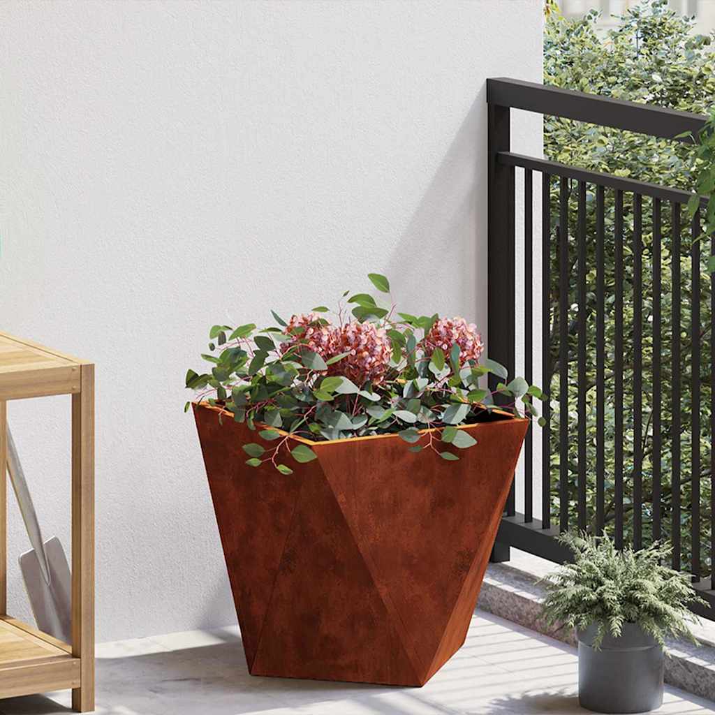 CLSRIDG Planter Rusty 40x40x40 cm Weathering Steel
