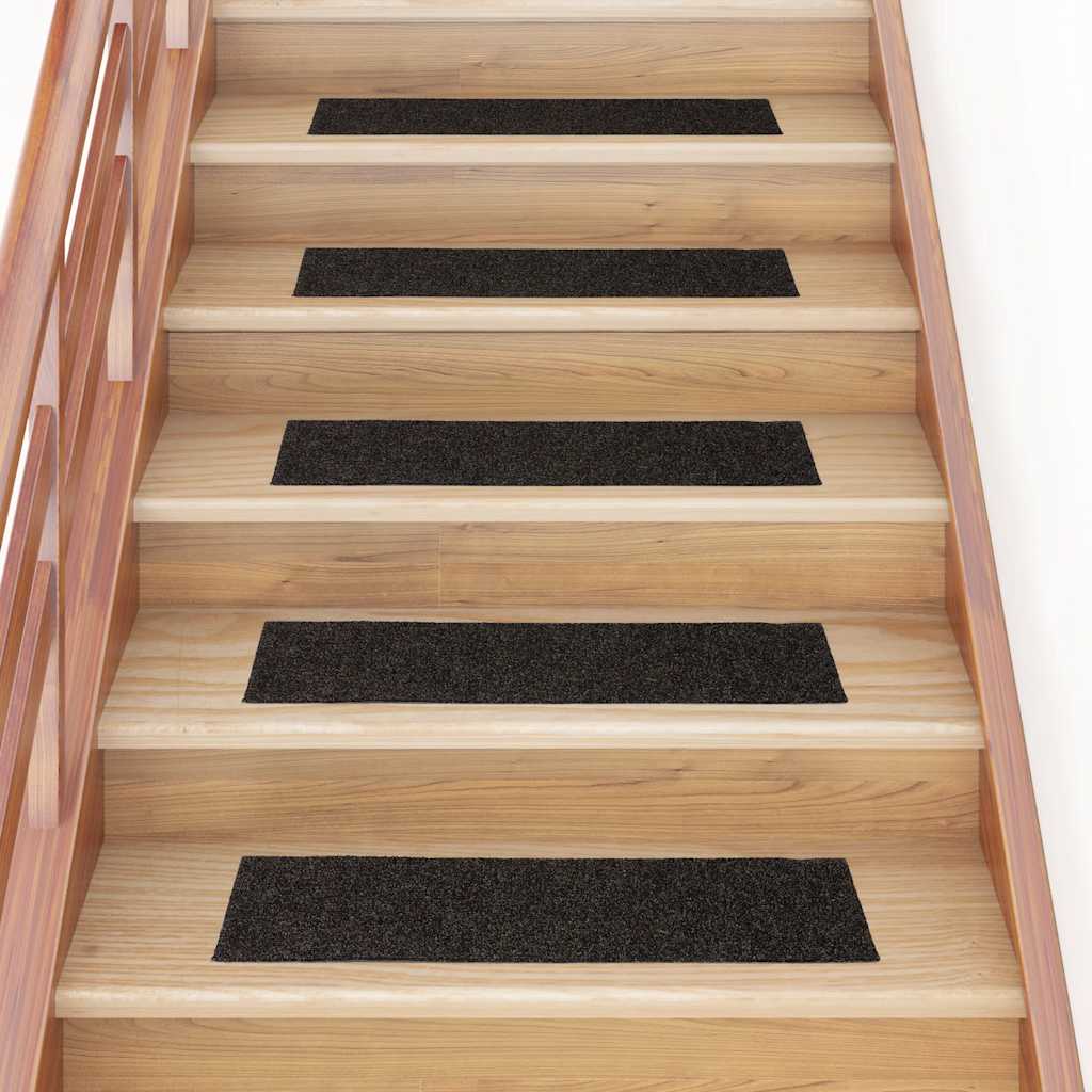 Stair Mats Self-adhesive 30 pcs Brown 76x20 cm Rectangular