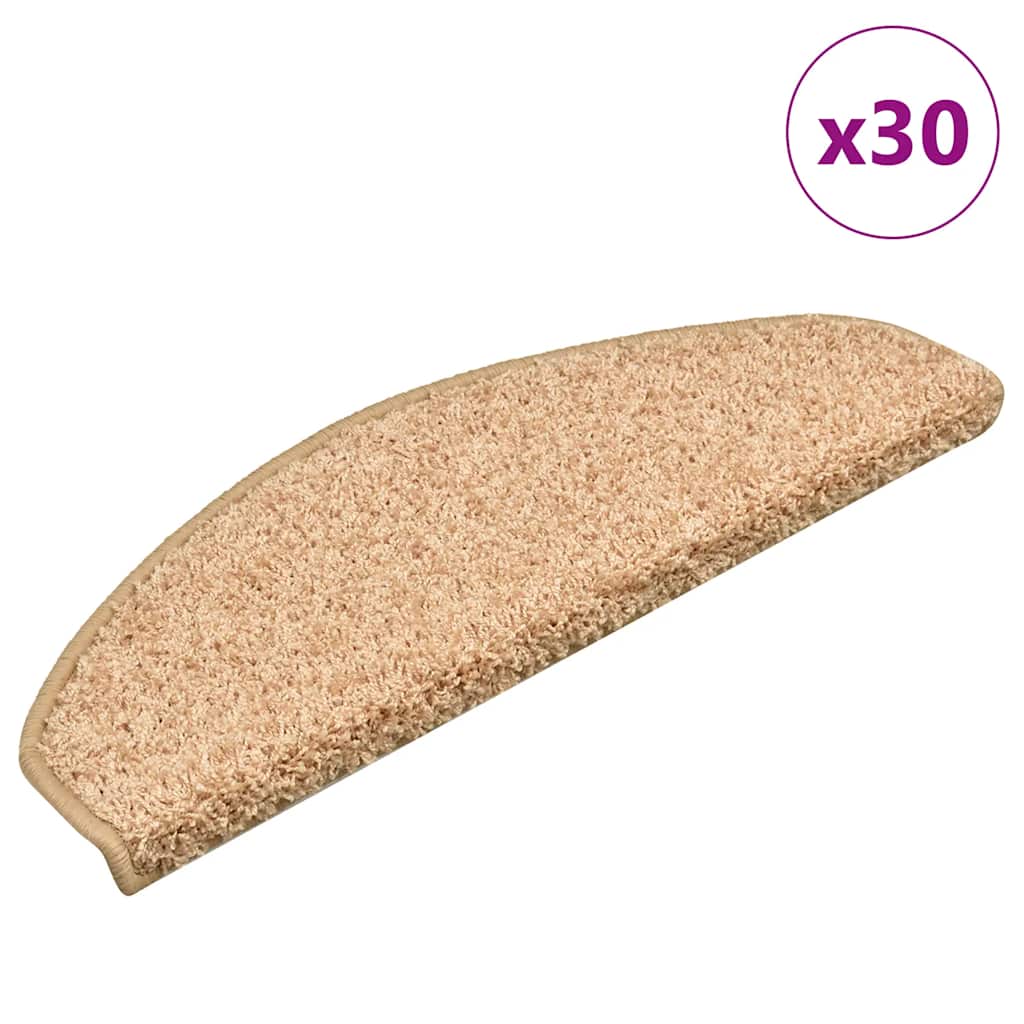 Stair Mats 30 pcs Gold 65x21x4 cm