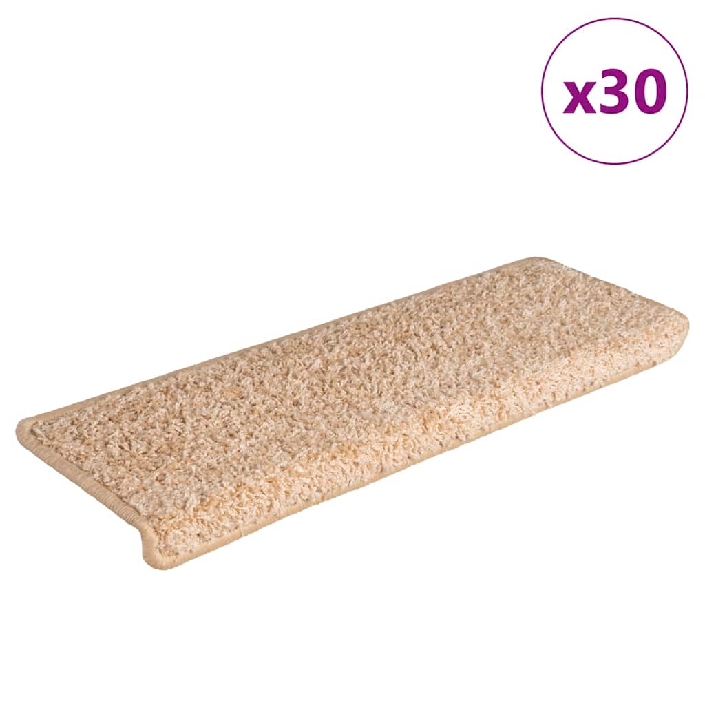 Stair Mats 30 pcs 65x21x4 cm Gold