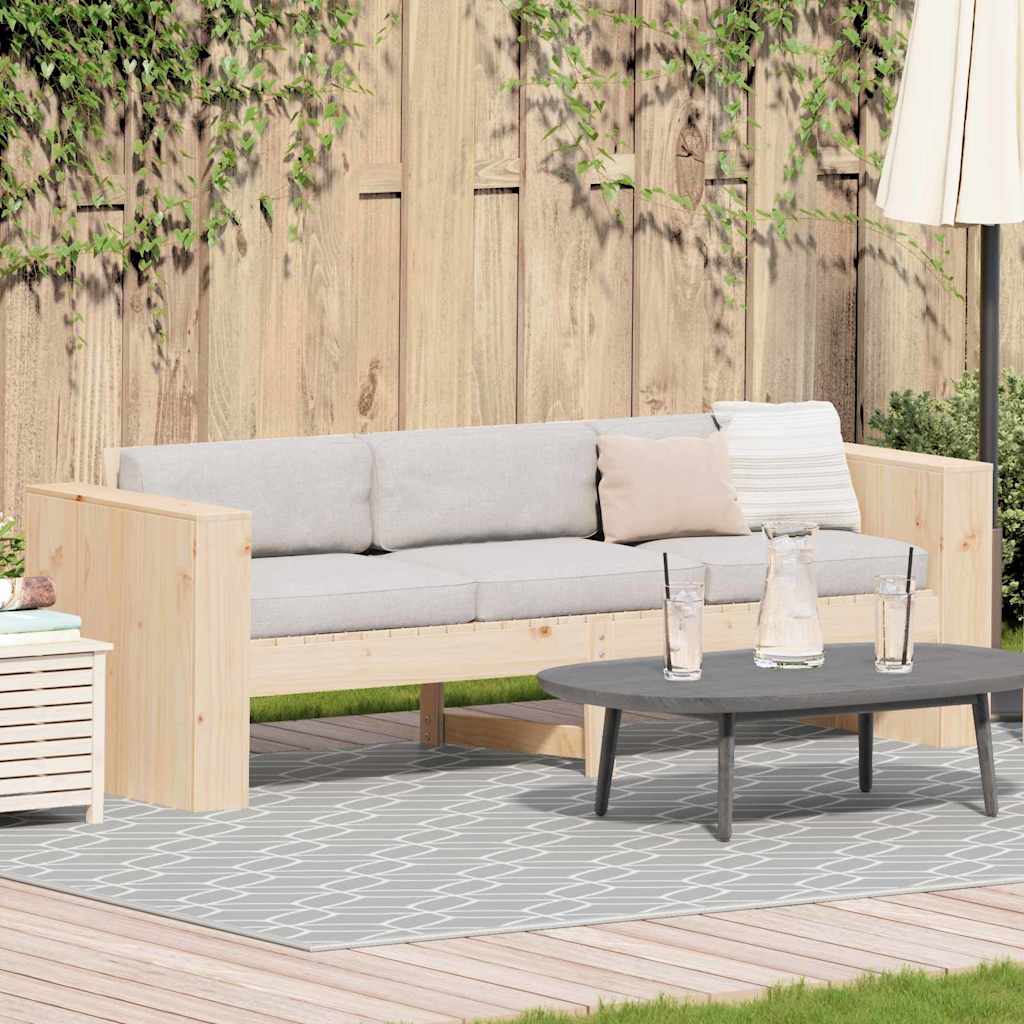 DRDALE Garden Sofa 185.5x60x62 cm Wooden - Natural