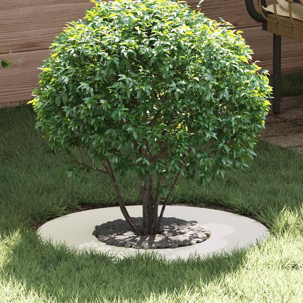 DASCOVE suitable for Flat Tree Rings 5 pcs Dia 30/60 cm Steel - White