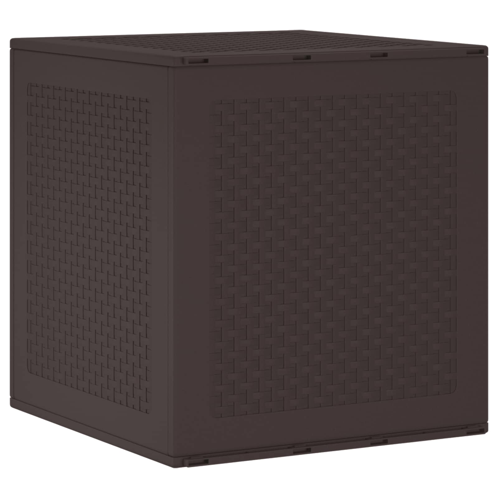 FREHAL Storage Box with Storage 55x53x57 cm Polypropylene - Brown