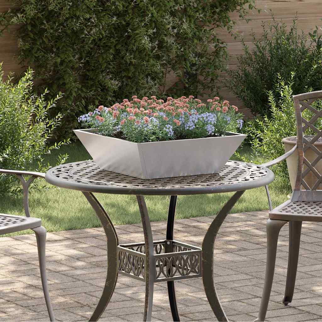 DRDALE Garden Planter 5 pcs 50x50x15 cm Stainless Steel - Silver