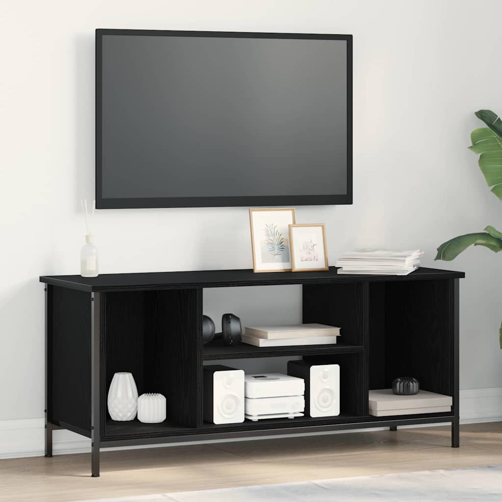 Black Oak Entertainment Centre Black oak Engineered wood, metal