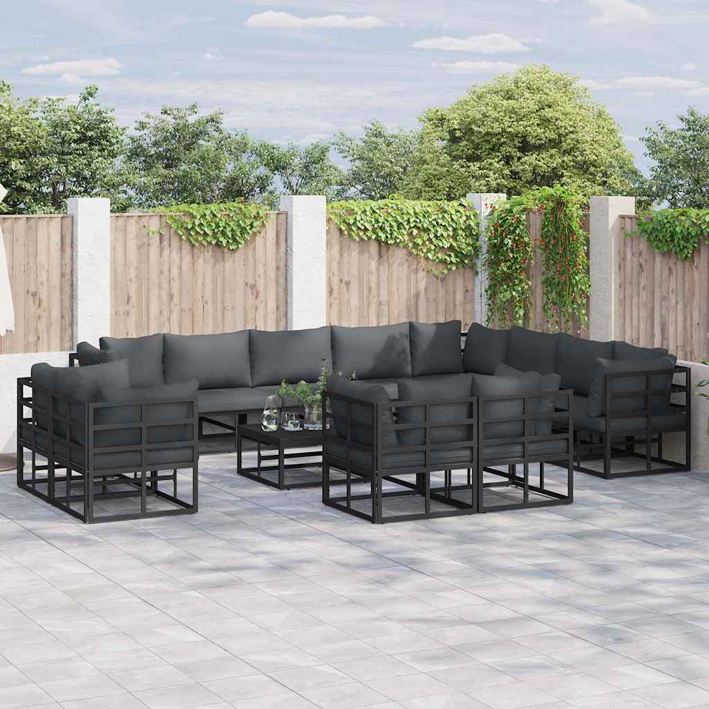 LAERIDG Garden Sofa Set with Cushion 13 pcs