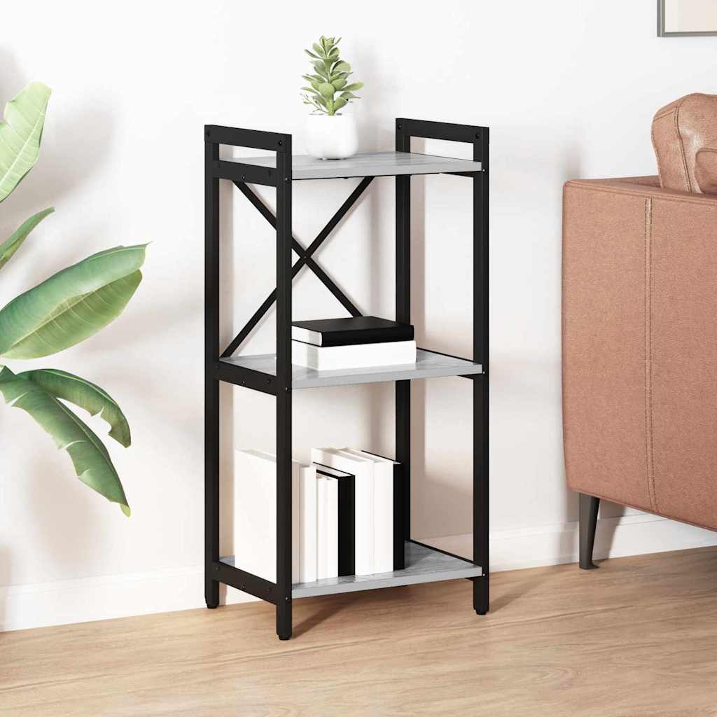 Bookcase Grey sonoma 40 x 30 x 83 cm Engineered wood
