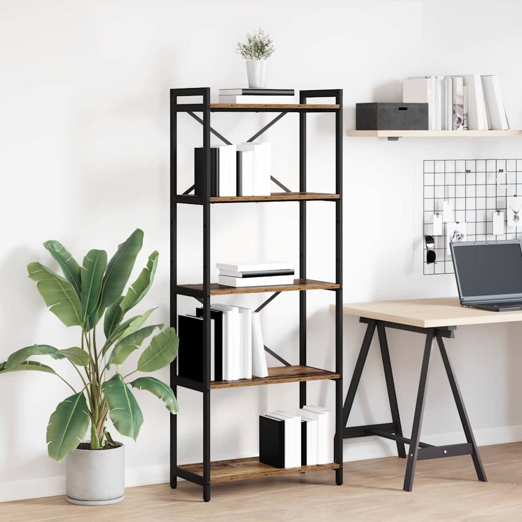 Bookcase Old wood 60 x 30 x 153 cm Engineered wood