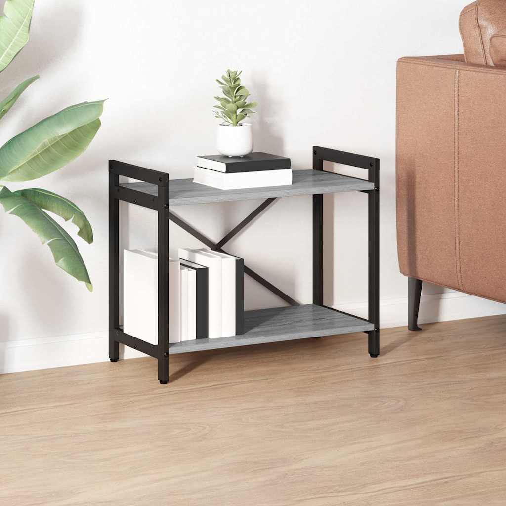 Bookcase Grey sonoma 60 x 30 x 48.5 cm Engineered wood