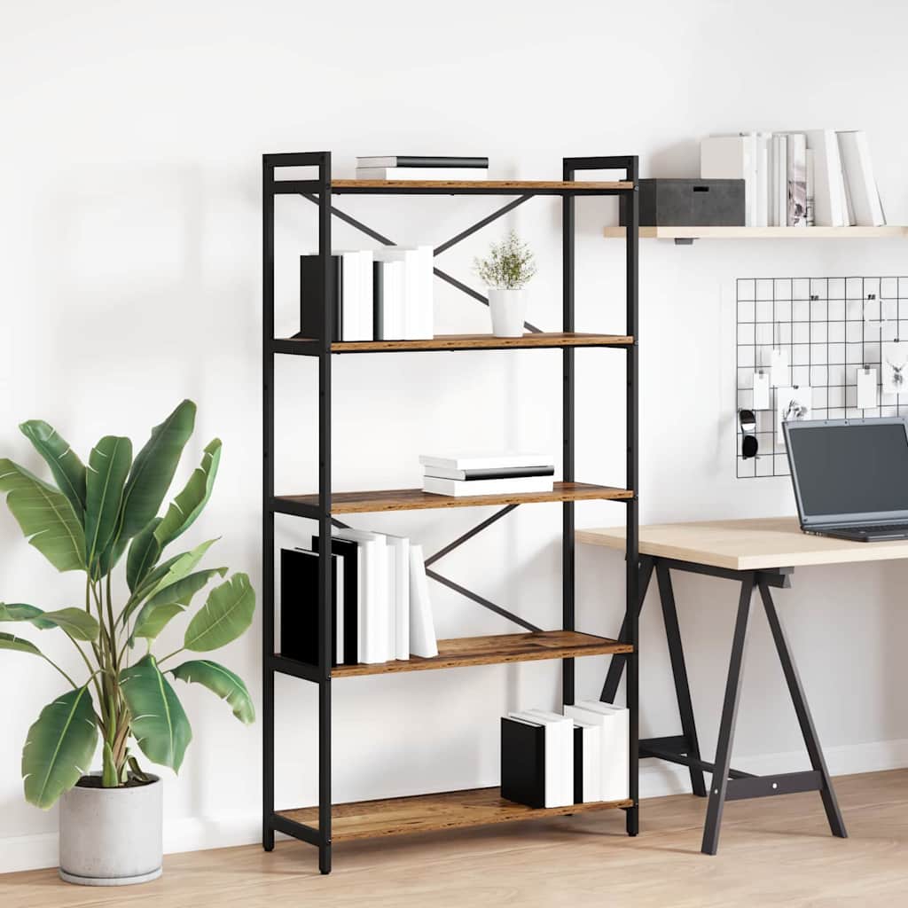 Bookcase Old wood 80 x 30 x 153 cm Engineered wood
