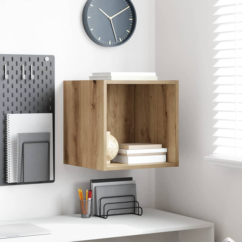 Wall Cabinet Artisan oak 37 x 37 x 37 cm Engineered wood
