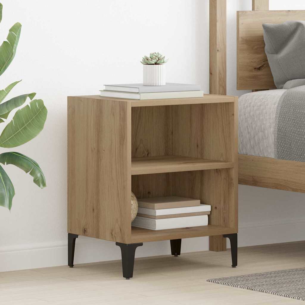 Bedside Cabinet Artisan Oak 40x30x50 cm Engineered Wood