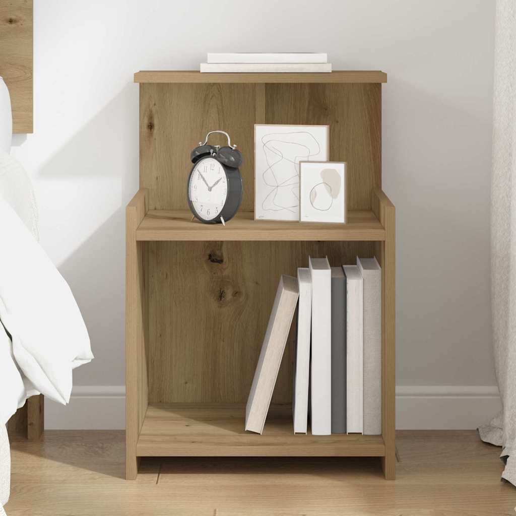 Bedside Cabinet - Artisan Oak - 40 x 35 x 60 cm - Engineered Wood