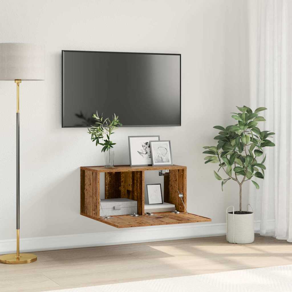 TV Cabinet Old Wood Particle board Medium TV Cabinet
