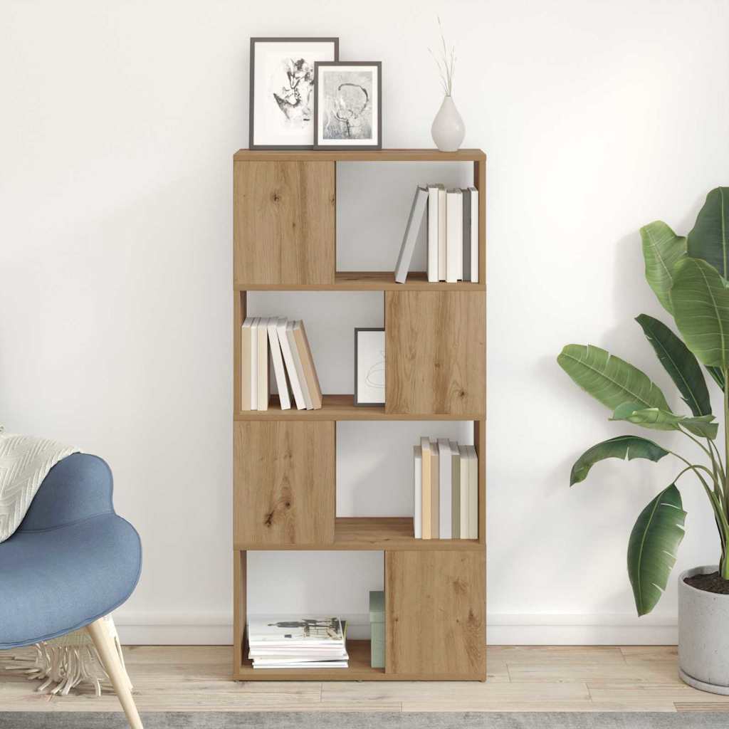 TV Stand Artisan Oak Engineered Wood 60 cm x 24 cm x 124 cm