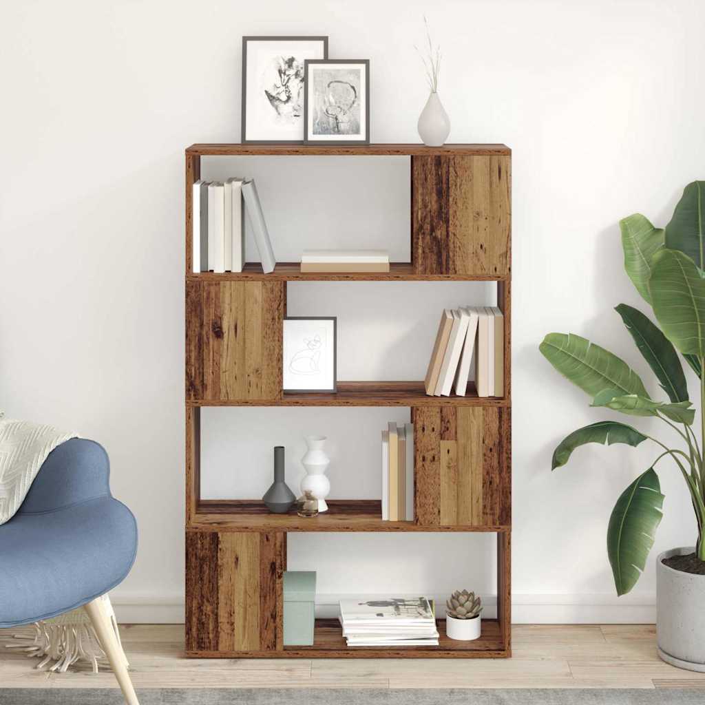Bookshelf Old wood Engineered wood 80 x 24 x 124 cm Shelving