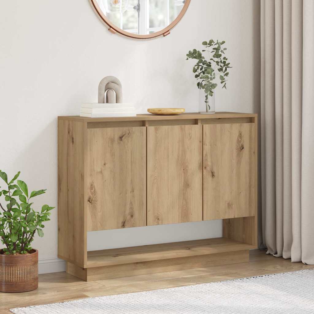 Sideboard Artisan oak 97 x 29 x 75 cm Engineered wood