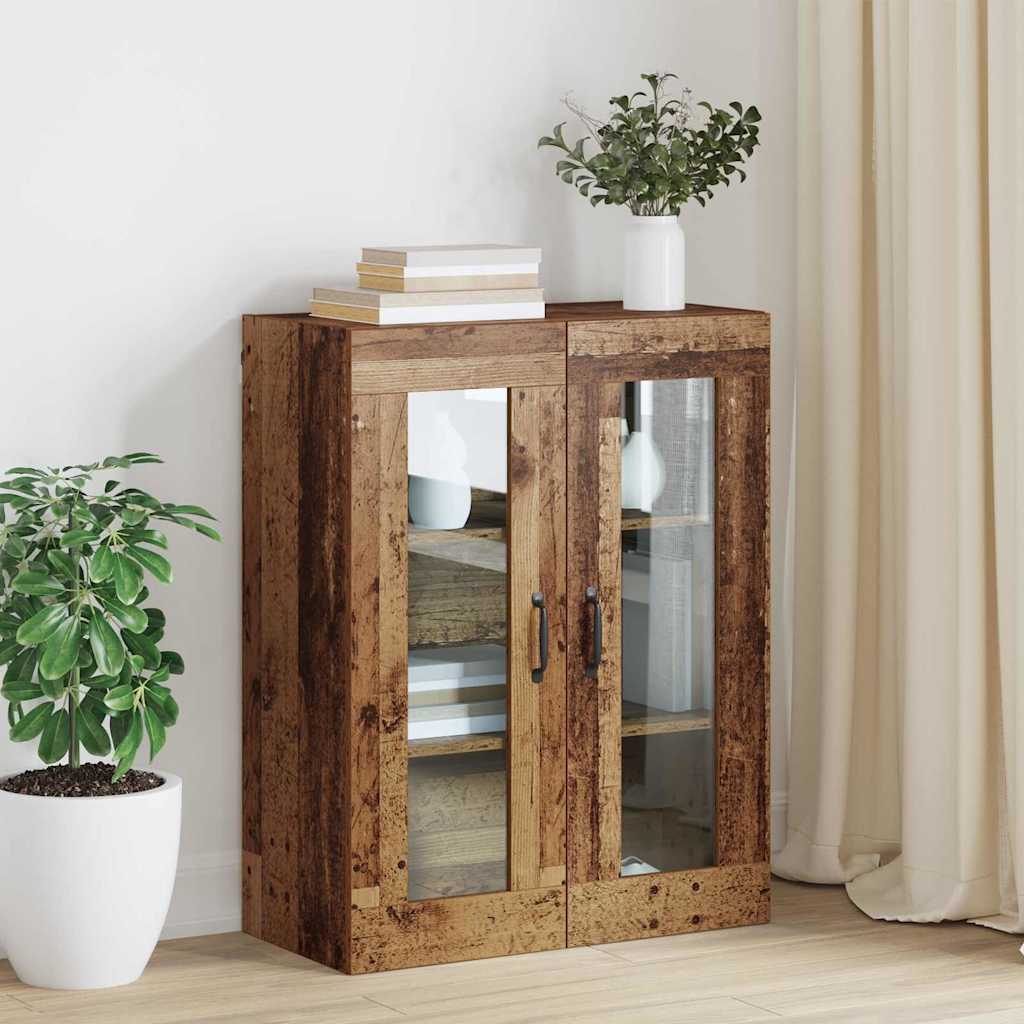 Hanging Wall Cabinet Brown 69.5 x 34 x 90 cm Engineered wood