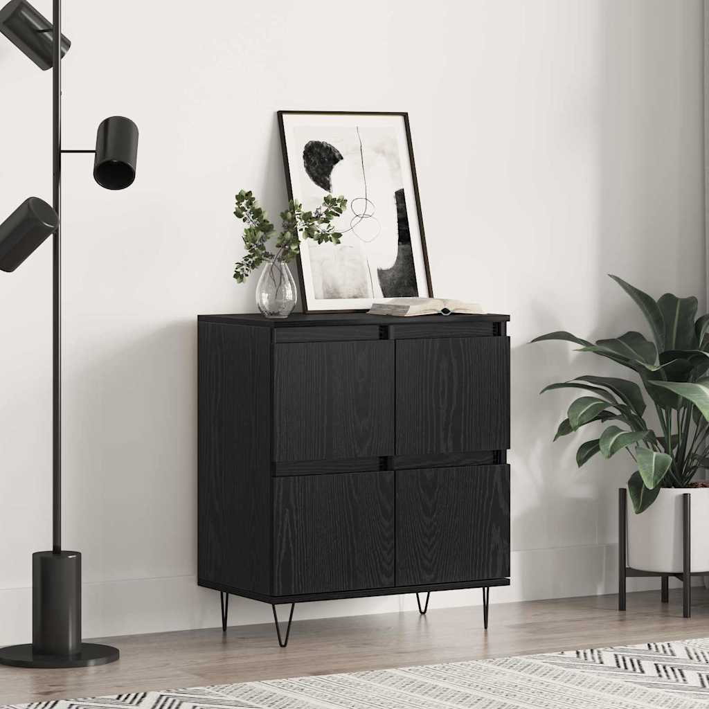 Sideboard Black 60 x 35 x 70 cm Engineered wood