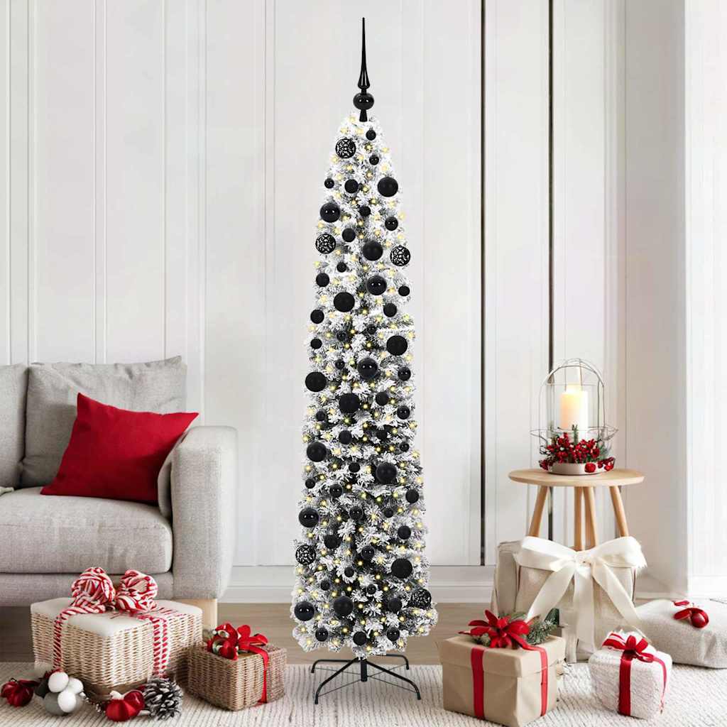 EVERIS Artificial Christmas Tree with 300 LEDs with Stand Green 180 cm