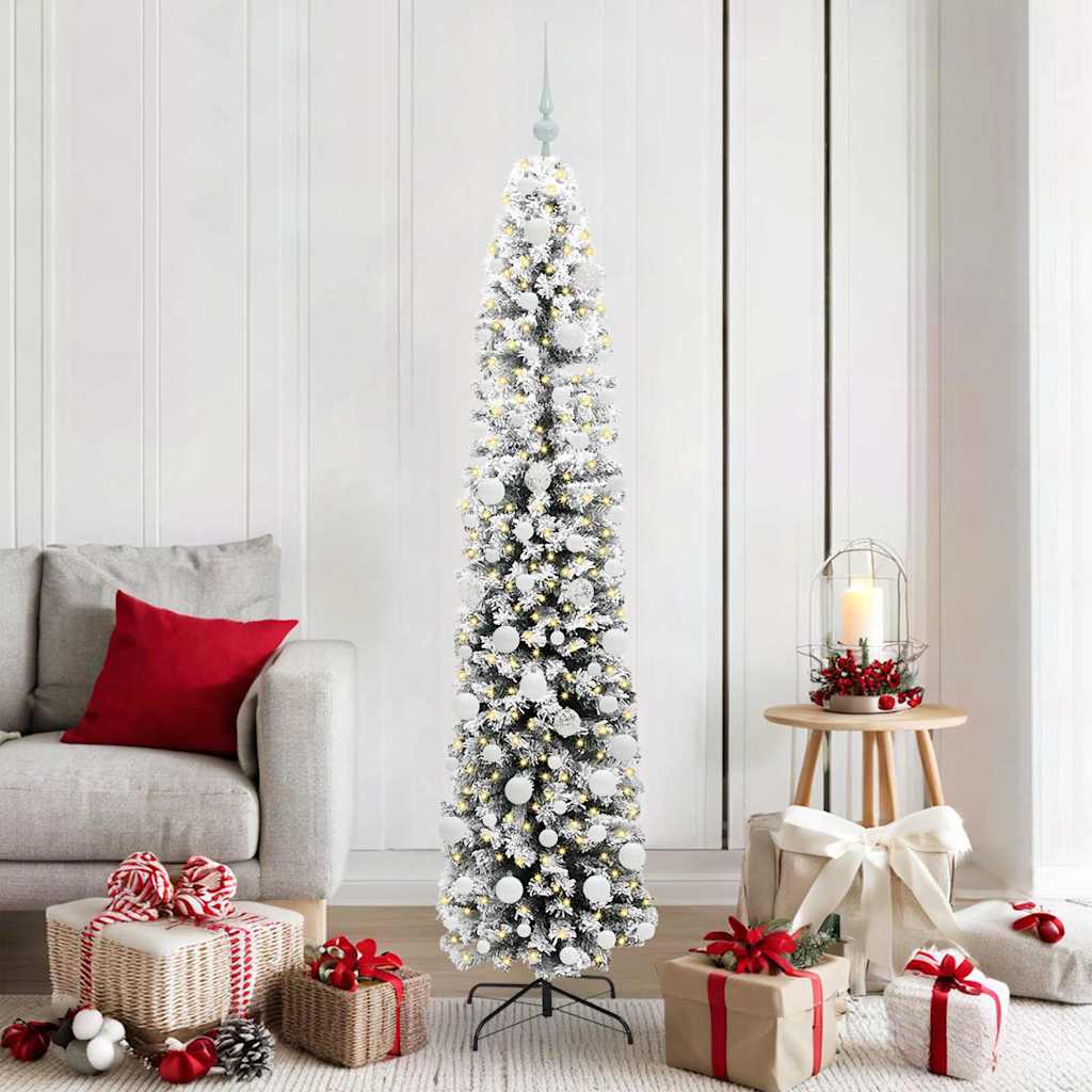 EVERIS Artificial Christmas Tree with 300 LEDs with Stand Green 180 cm