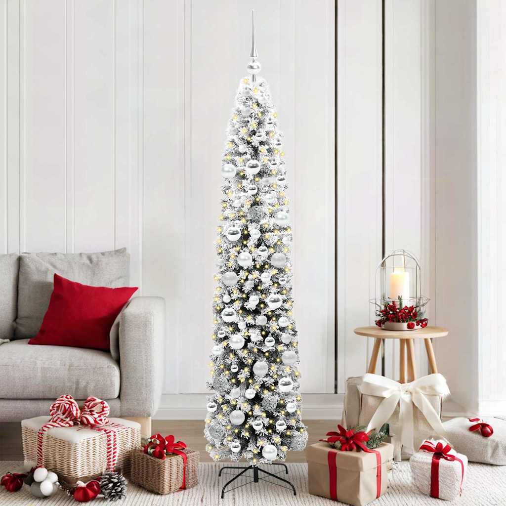 EVERIS Artificial Christmas Tree with 300 LEDs with Stand Green 180 cm