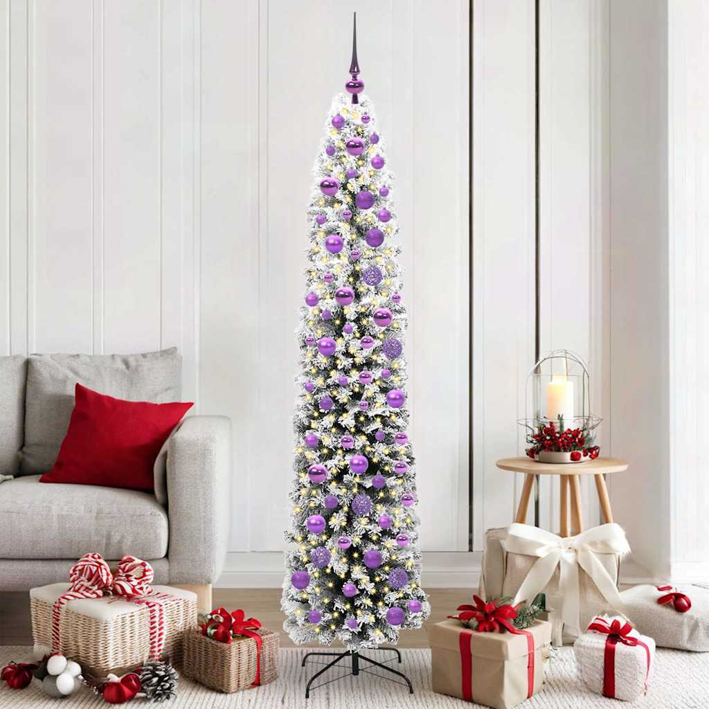 EVERIS Artificial Christmas Tree with 300 LEDs with Stand Green 180 cm
