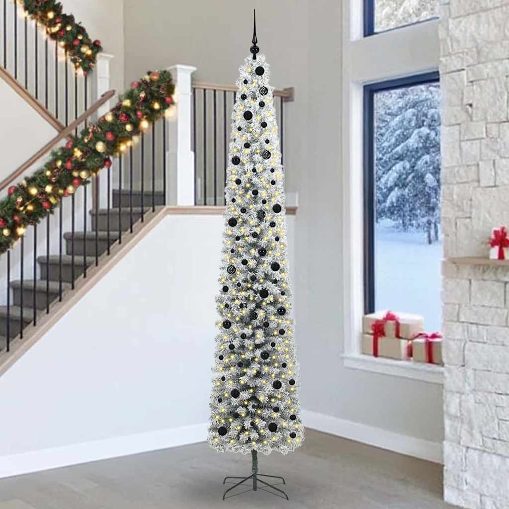 EVERIS Artificial Christmas Tree with 300 LEDs with Stand Green 300 cm