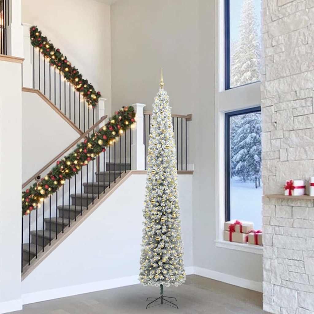 EVERIS Artificial Christmas Tree with 300 LEDs with Stand Green 300 cm