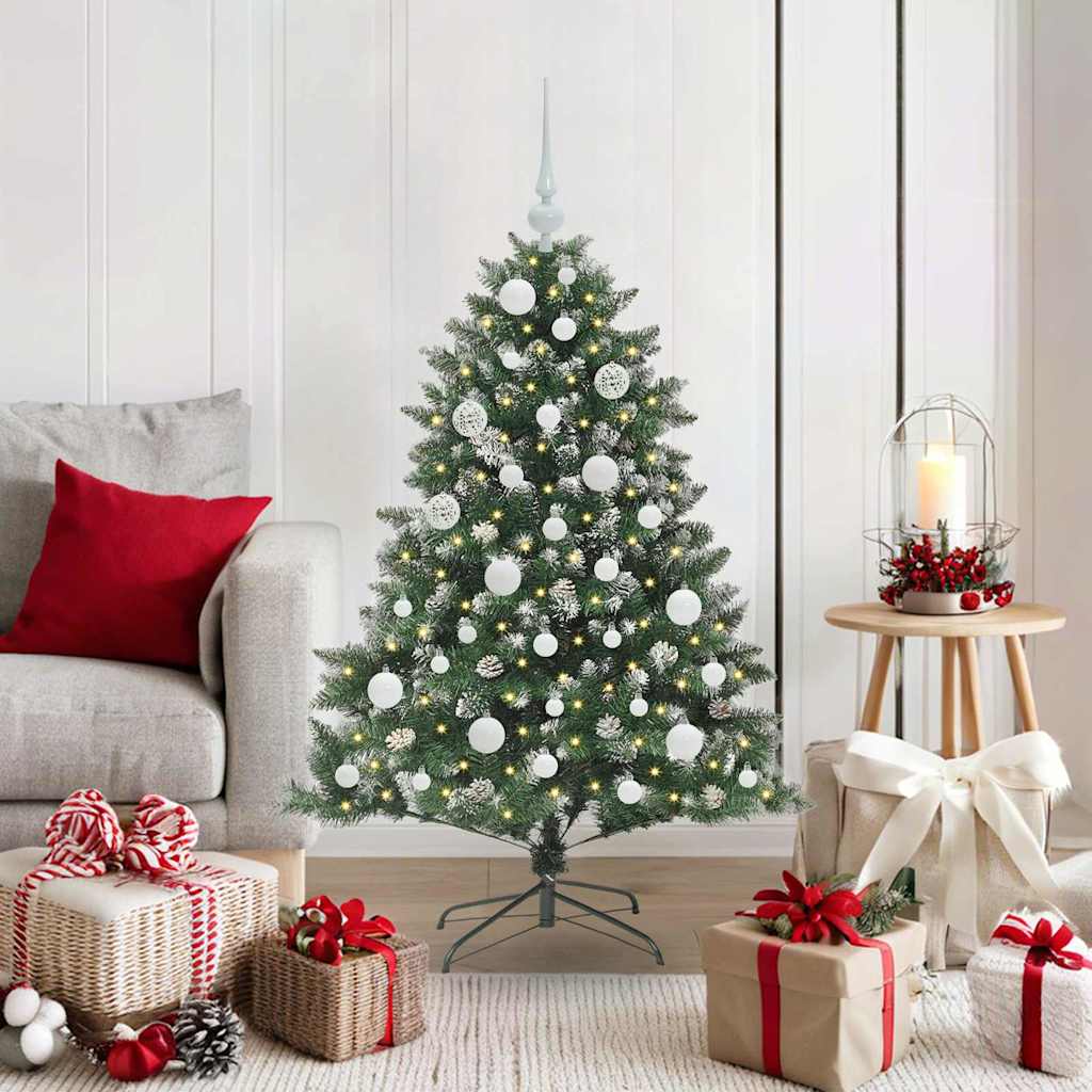 EMVER Artificial Christmas Tree with 150 LEDs with Stand Green 120 cm