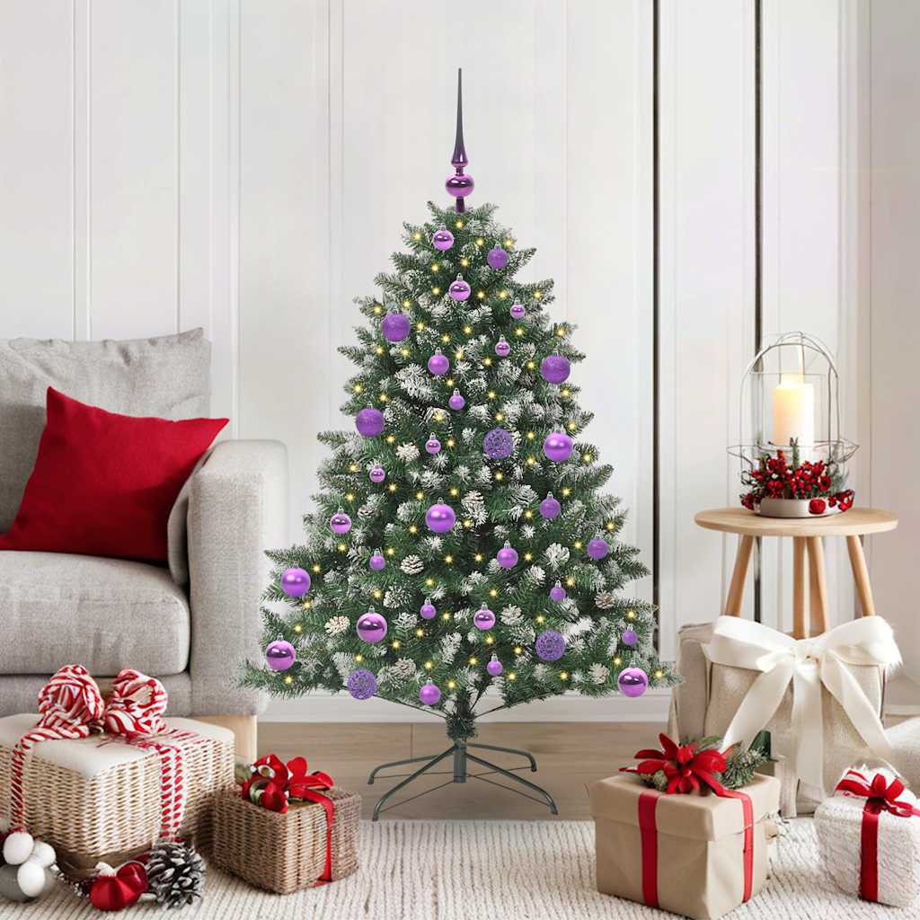 EMVER Artificial Christmas Tree with 150 LEDs with Stand Green 120 cm