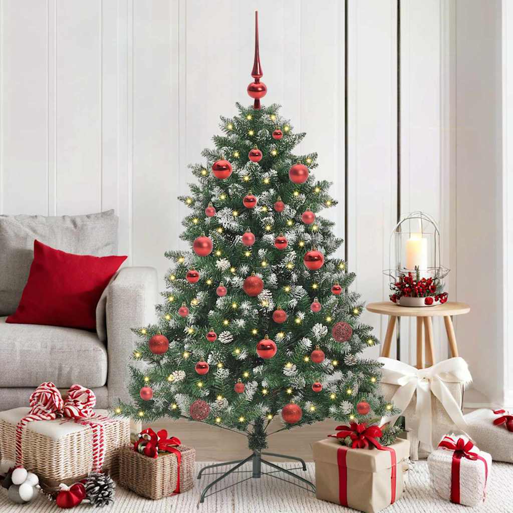 EMVER Artificial Christmas Tree with 150 LEDs with Stand Green 150 cm