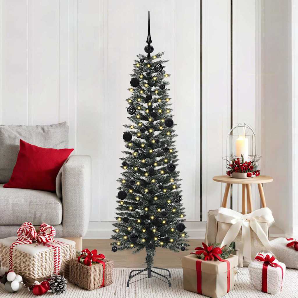 COZERA Artificial Christmas Tree with 150 LEDs with Stand Green 150 cm