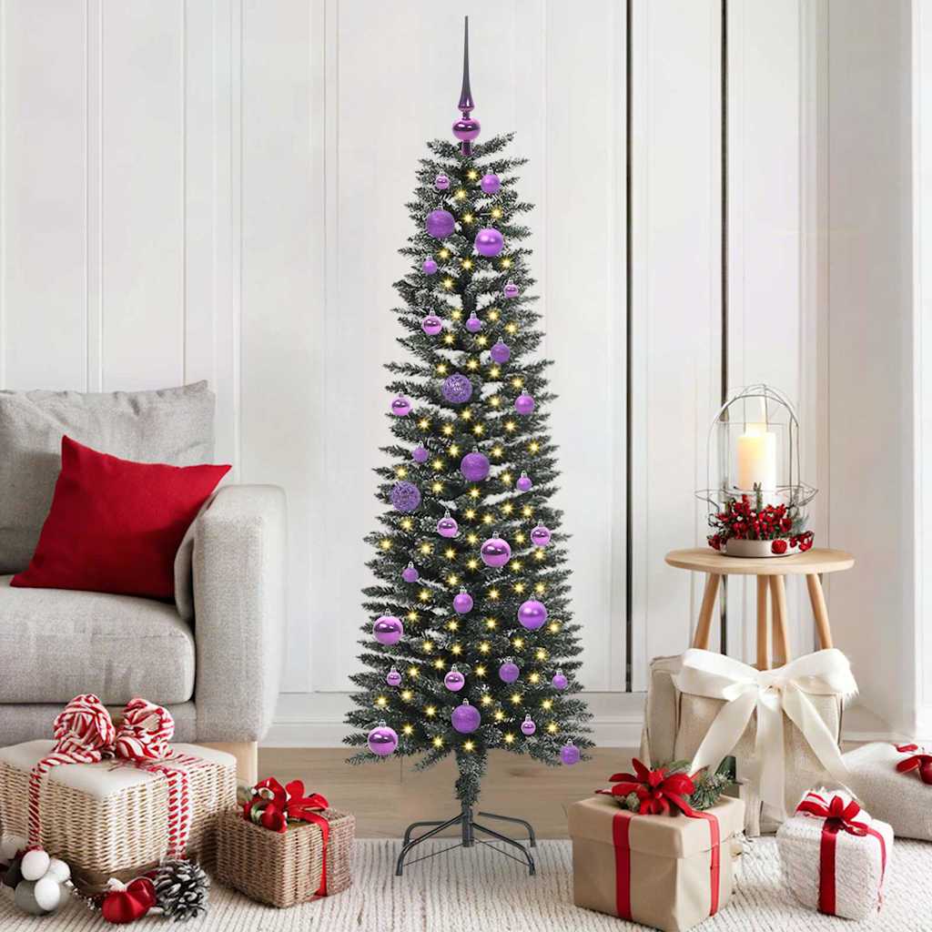 COZERA Artificial Christmas Tree with 150 LEDs with Stand Green 150 cm