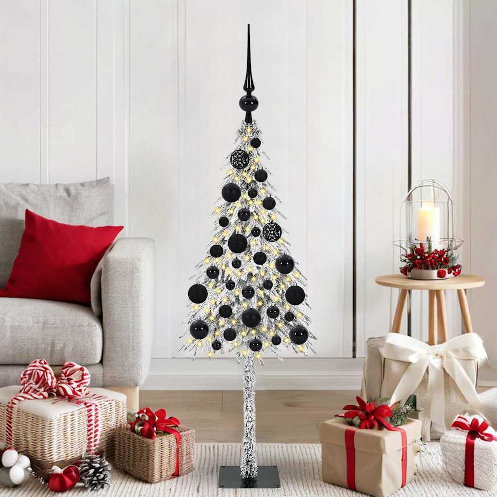 COSWIN Christmas Tree with 150 LEDs White 120 cm PE and Steel