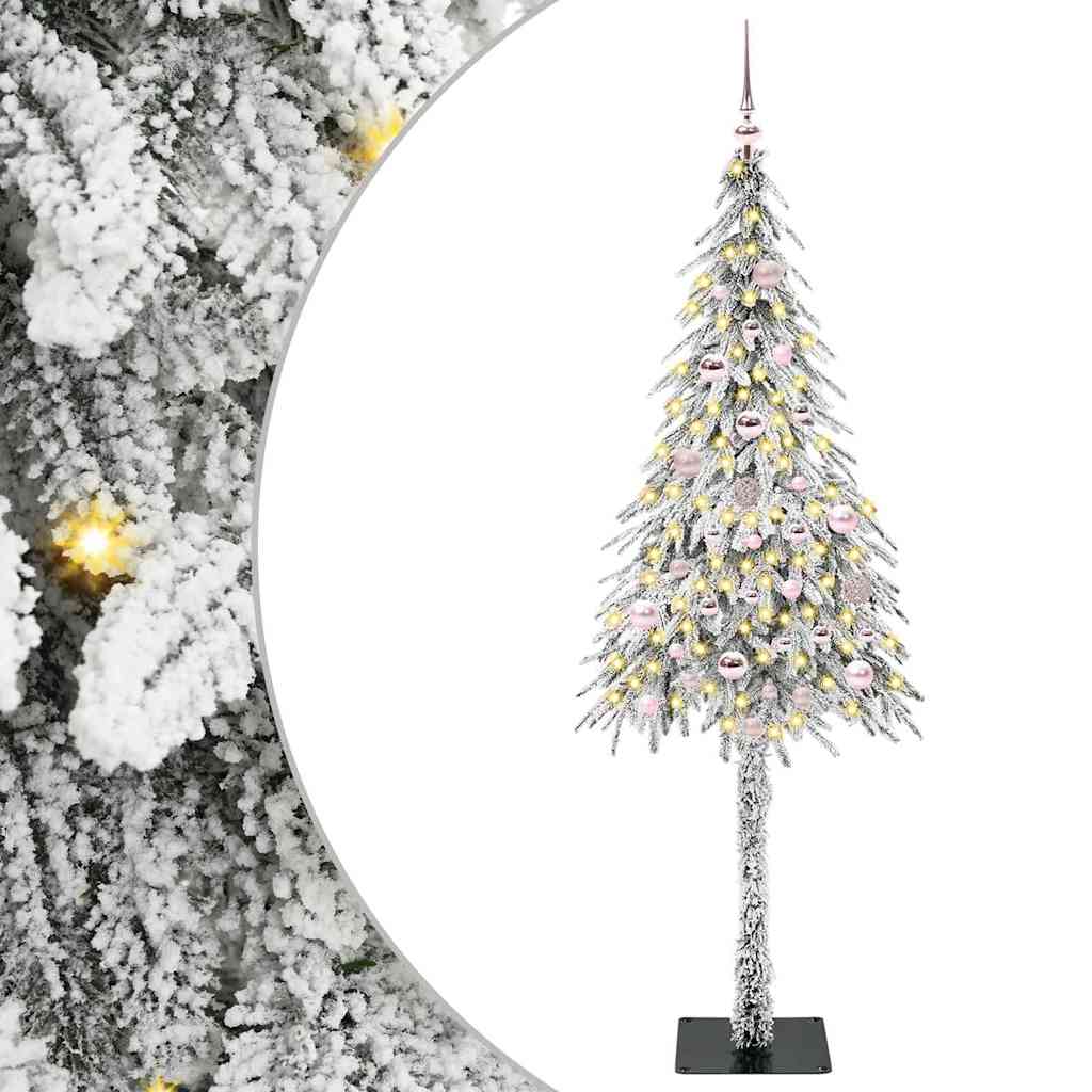 COSWIN Christmas Tree with 150 LEDs White 150 cm PE and Steel