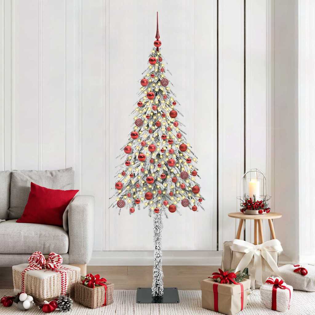 COSWIN Christmas Tree with 300 LEDs White 180 cm PE and Steel