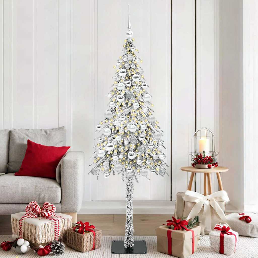 COSWIN Christmas Tree with 300 LEDs White 180 cm PE and Steel