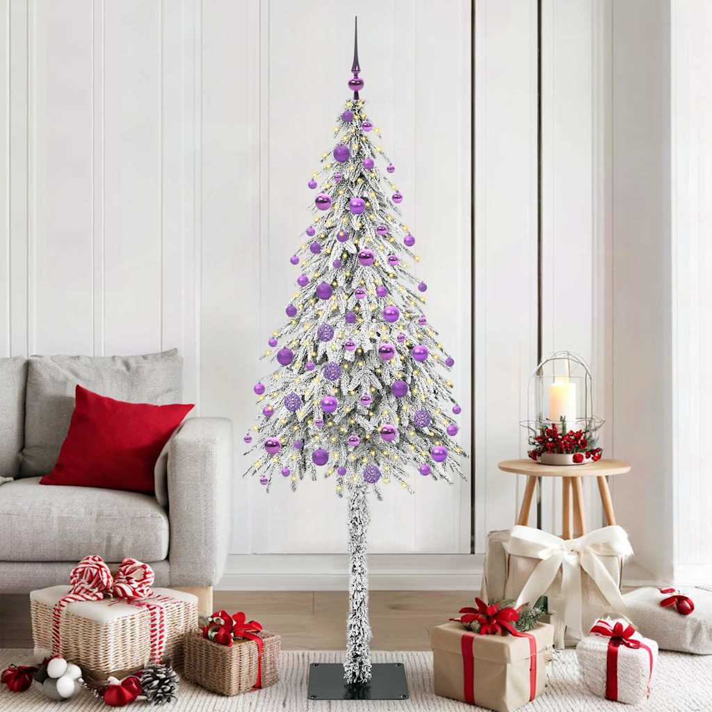 COSWIN Christmas Tree with 300 LEDs White 180 cm PE and Steel