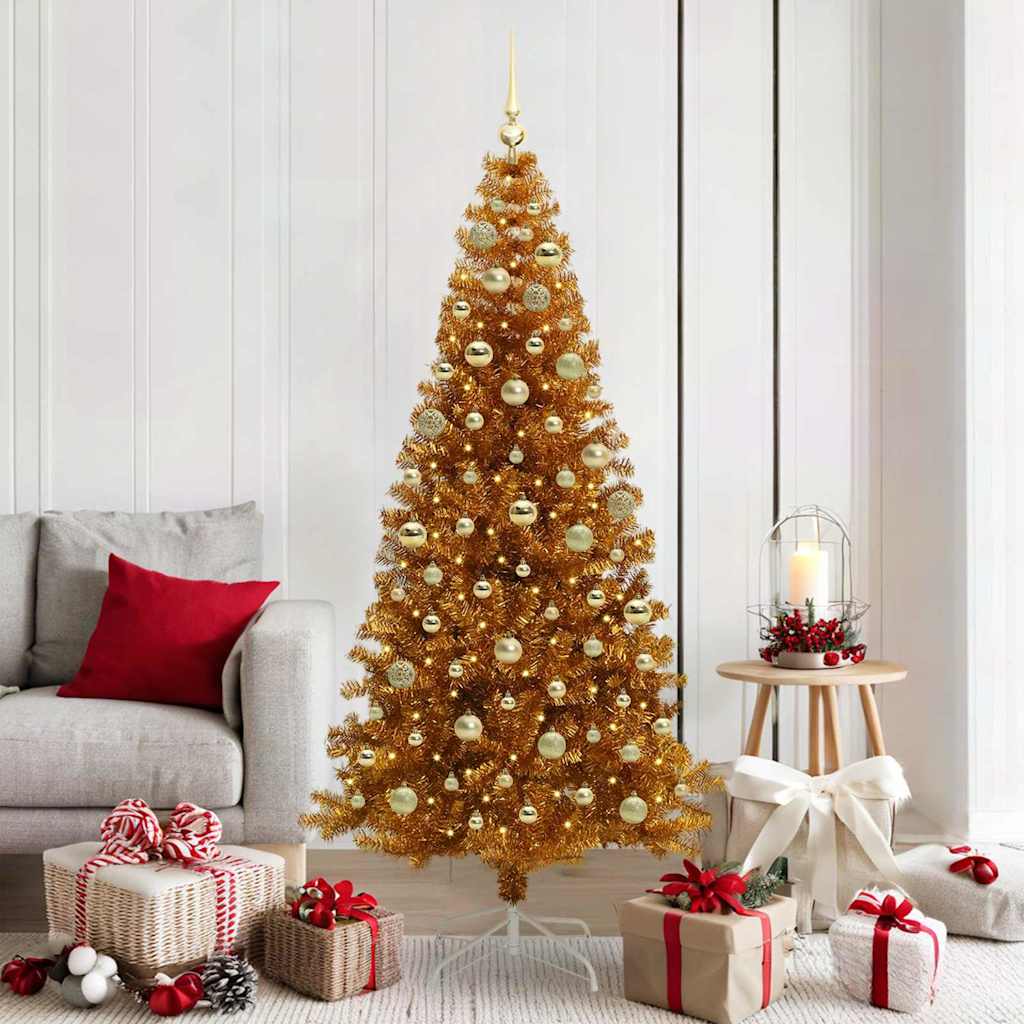 ELFIR Christmas Tree with 300 LEDs with Stand Gold 180 cm PET