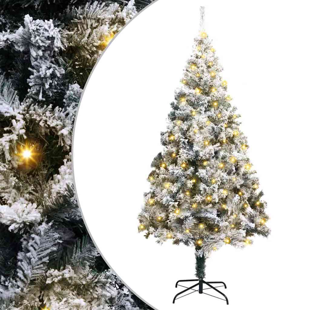 COSDEN Artificial Christmas Tree with 300 LEDs with Stand Green 180 cm