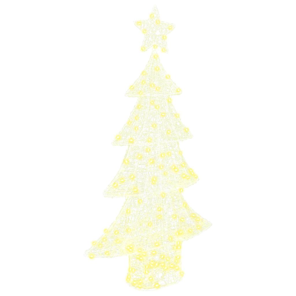 FLYNOR Christmas Tree with 160 LEDs Warm white 150 cm Acrylic