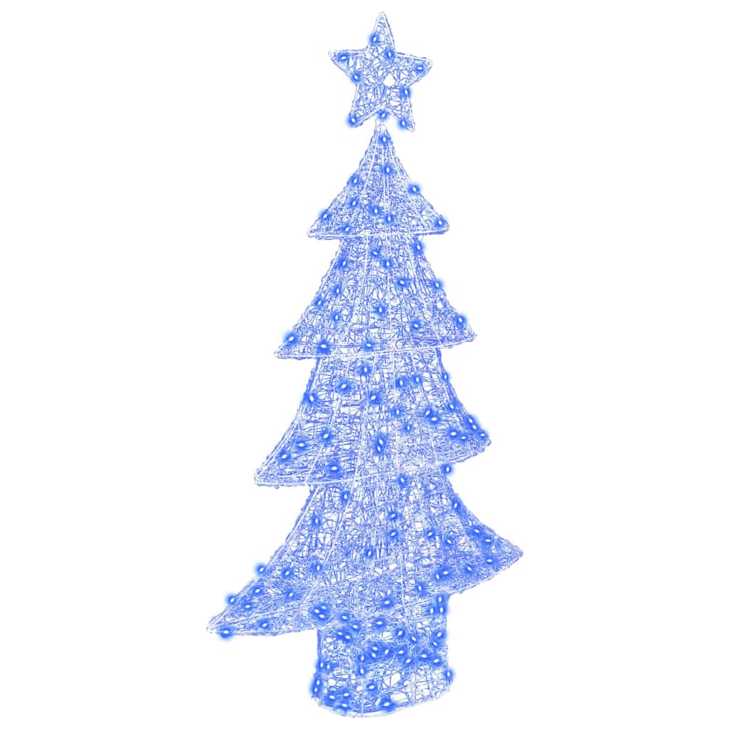 FLYNOR Christmas Tree with 160 LEDs Blue 150 cm Acrylic