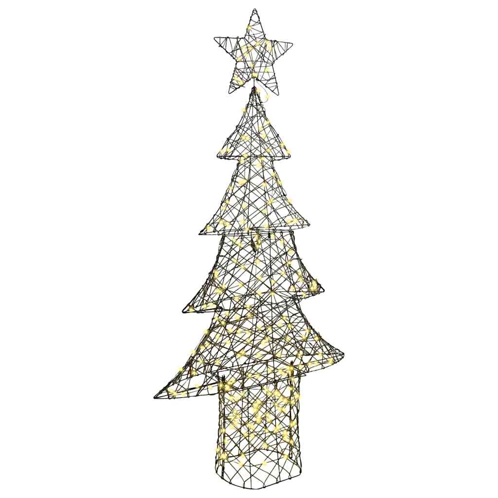 FLYNOR Christmas Tree with 240 LEDs Warm white 180 cm Rattan