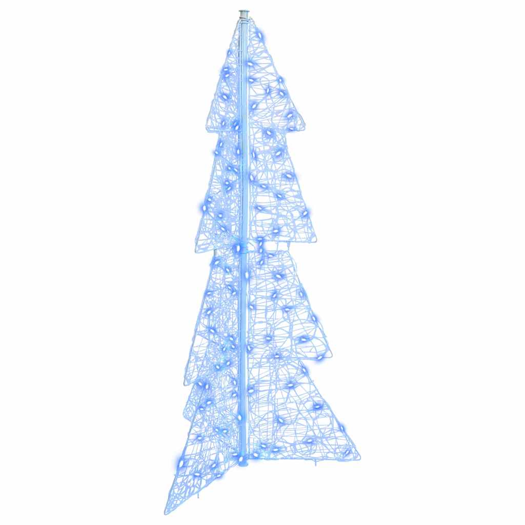 FROVIA Christmas Tree with 100 LEDs Blue 120 cm Acrylic