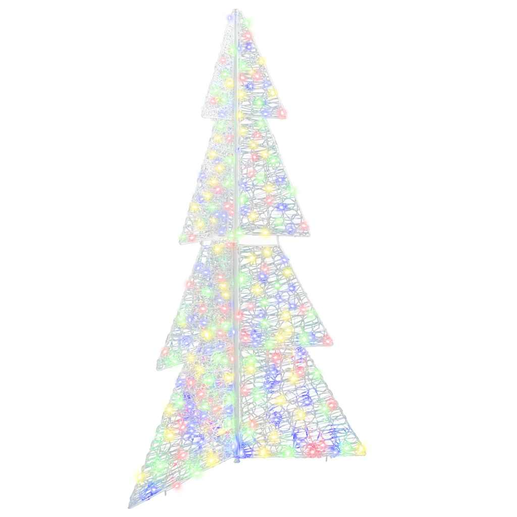 FROVIA Christmas Tree with 240 LEDs Multicolour 180 cm Acrylic