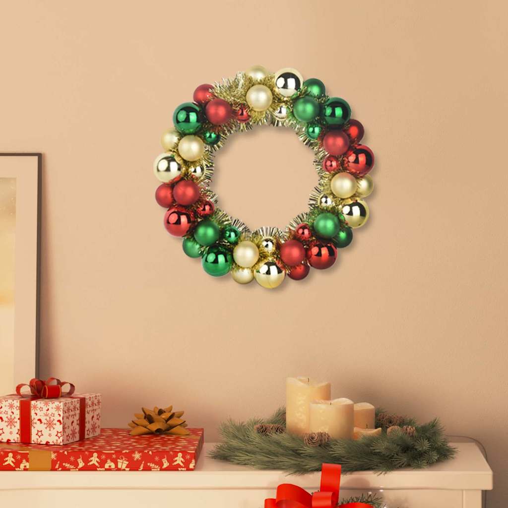 FROSTIQ Christmas Ball Wreathes 2 pcs Multicolour 33 x 33 x 7 cm