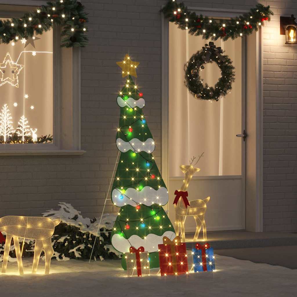 FROSTIQ Lighted Christmas Tree with 3 Gift Boxes 2D Warm White 180 cm