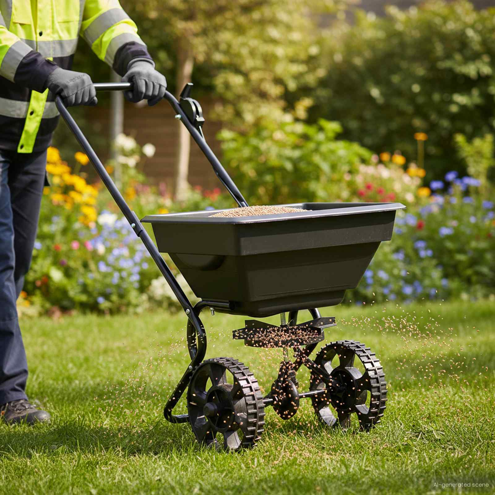FALCOVE Spreader 47x82x75 cm PVC and Steel - Black