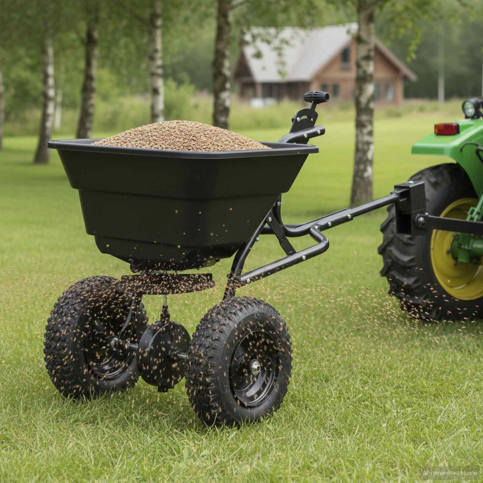 FALCOVE Spreader 53x108x74 cm PVC and Steel - Black